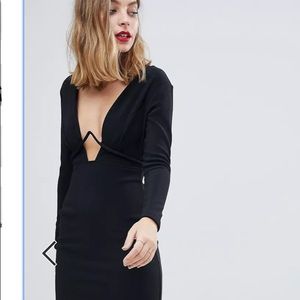 Black cocktail dress